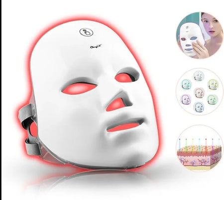 Máscara de LED Fototerapia 7 Cores